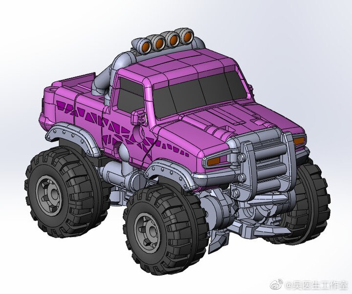 Dr WU MC 03 Little Monster Alt Mode Limited Edition Color Image  (2 of 3)